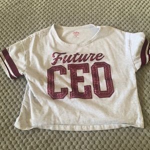 Girls Shirt Future CEO